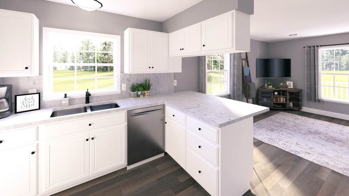 Plan 2513DH: Rustic Cottage in Multiple Versions - Image #8 - Cottage, Country, Rustic