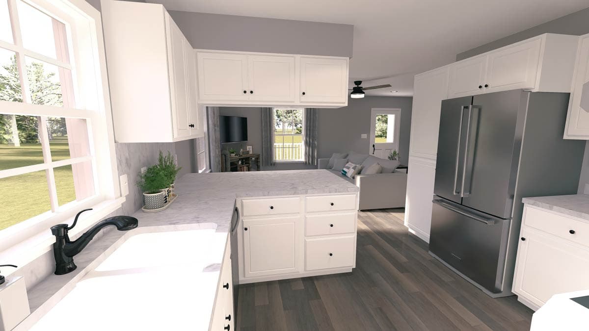 Plan 2513DH: Rustic Cottage in Multiple Versions - Image #9 - Cottage, Country, Rustic