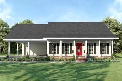 Charming Country Cottage House Plan