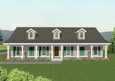 Covered Porch Charmer