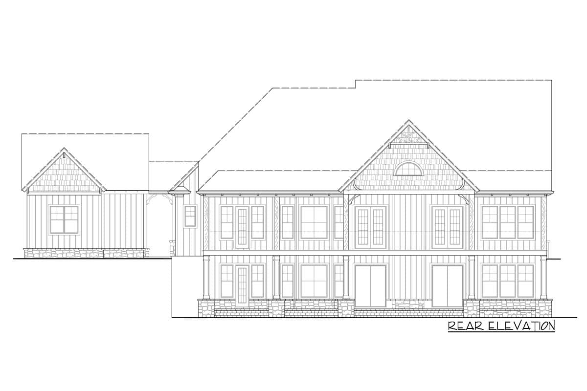 Plan 25605GE: Country Cottage with Dual Master Suite - Image #8 - Country, Rustic, Traditional, Vacation