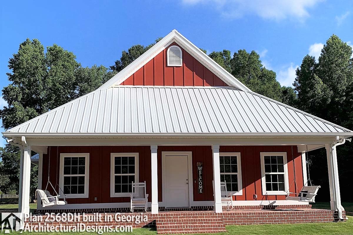 build gallery item - House Plan 2568DH comes to life in Georgia