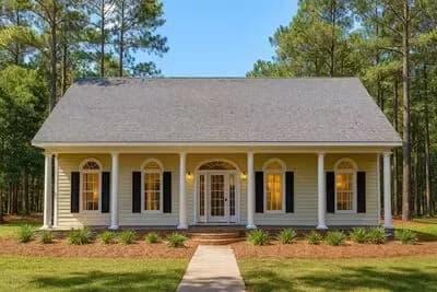 3-Bedroom House Plan with Breakfast Nook