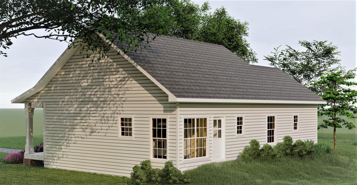 Plan 2577DH: Charming 3-bed Country Cottage - Image #4 - Cottage, Country, Southern