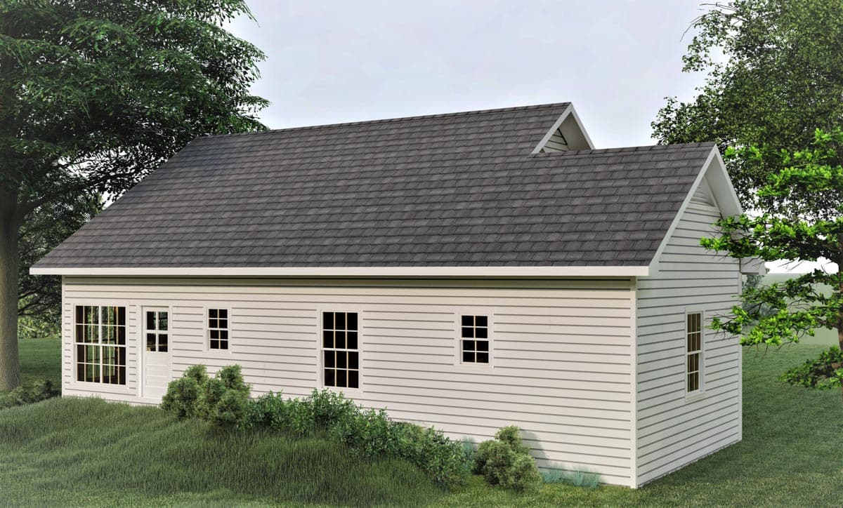 Plan 2577DH: Charming 3-bed Country Cottage - Image #5 - Cottage, Country, Southern