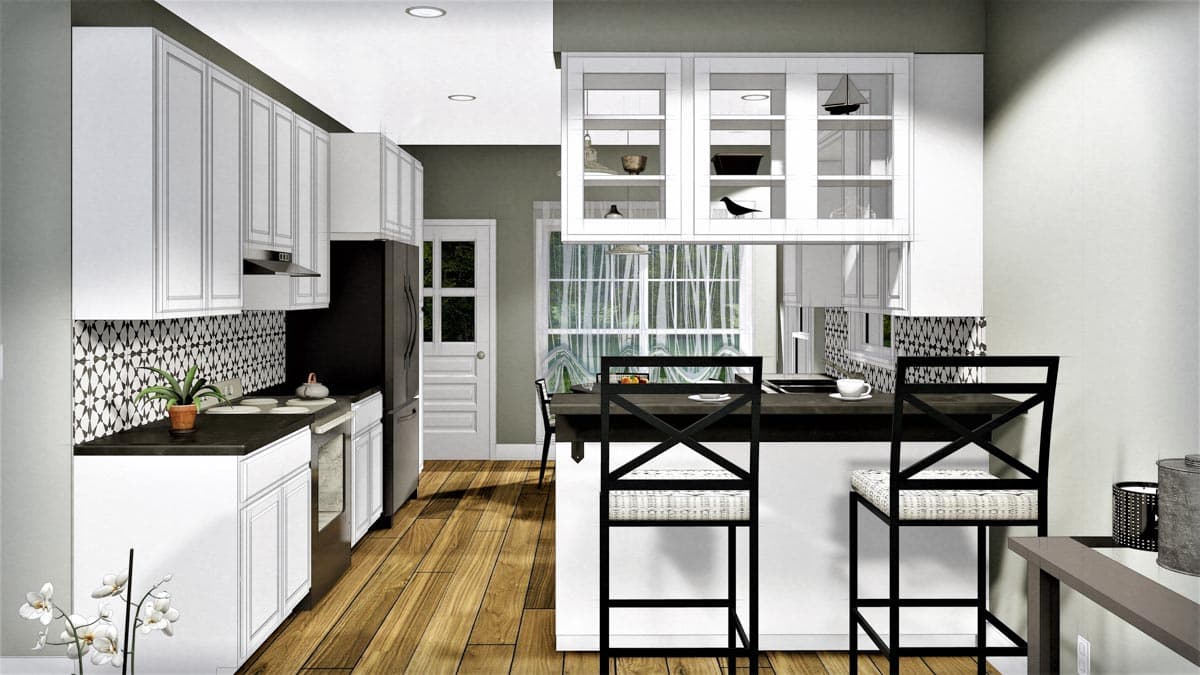 Plan 2577DH: Charming 3-bed Country Cottage - Image #8 - Cottage, Country, Southern