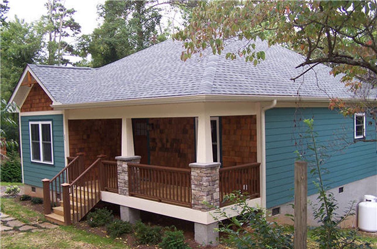 Plan 2580DH: Tidy Craftsman Cottage - 1327 Sq Ft - Image #15 - Cottage, Craftsman