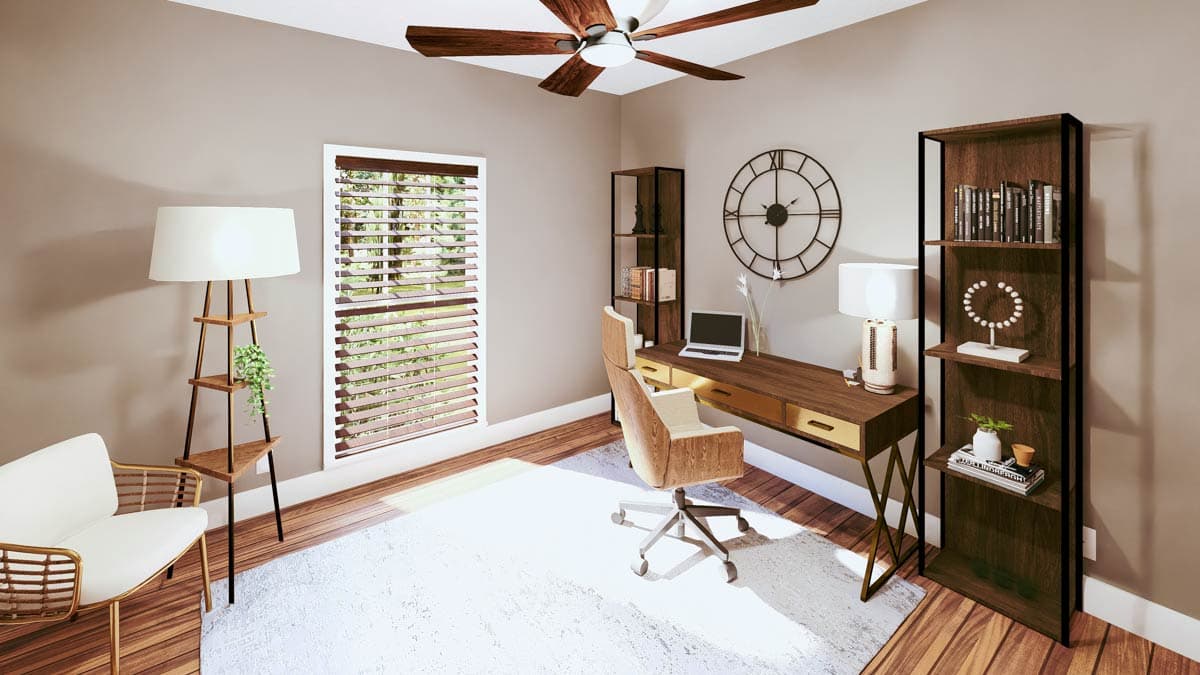 Plan 2586DH: 4-Bed Country Cottage House Plan with Covered Porch - Image #10 - Cottage, Country