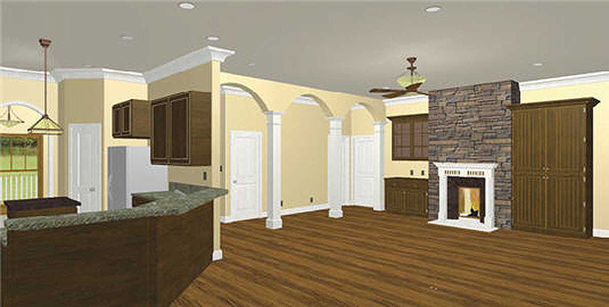 Plan 2589DH: Wraparound with Porch and Sunroom in Back - Image #10 - Craftsman, Southern