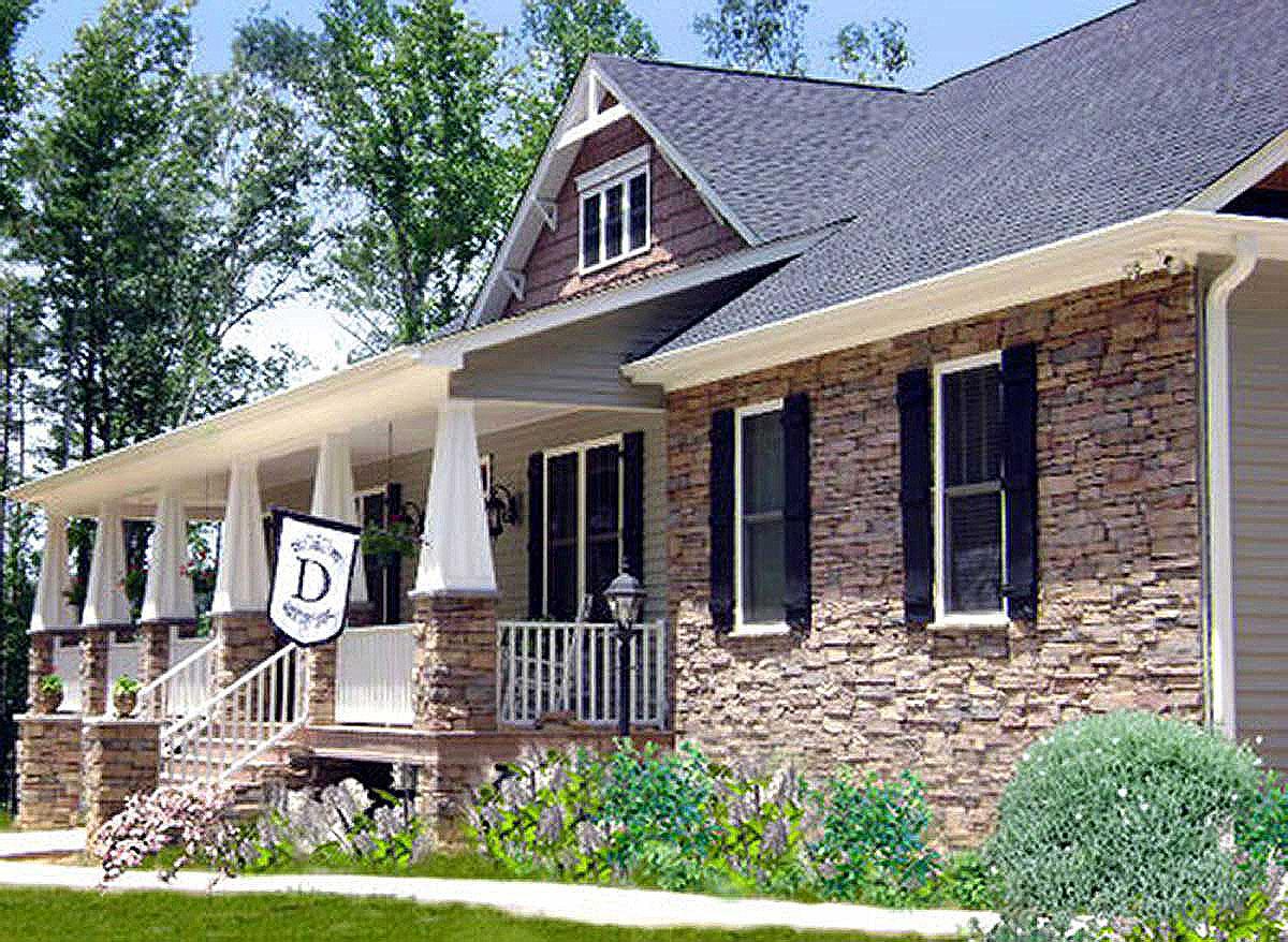 Plan 2589DH: Wraparound with Porch and Sunroom in Back - Image #13 - Craftsman, Southern