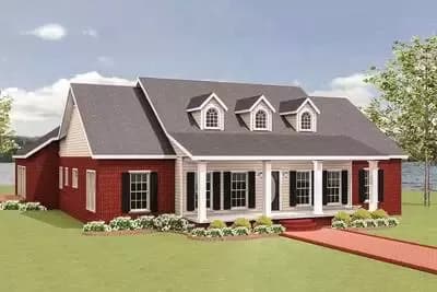 Open and Spacious Home Plan