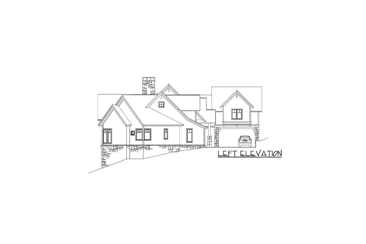 Plan 26600GG: High End Drama with Bonus - Image #17 - Coastal, Craftsman, Mountain, Rustic, Vacation