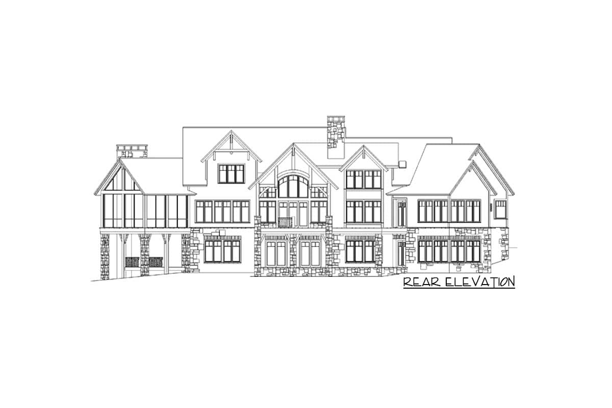 Plan 26600GG: High End Drama with Bonus - Image #18 - Coastal, Craftsman, Mountain, Rustic, Vacation