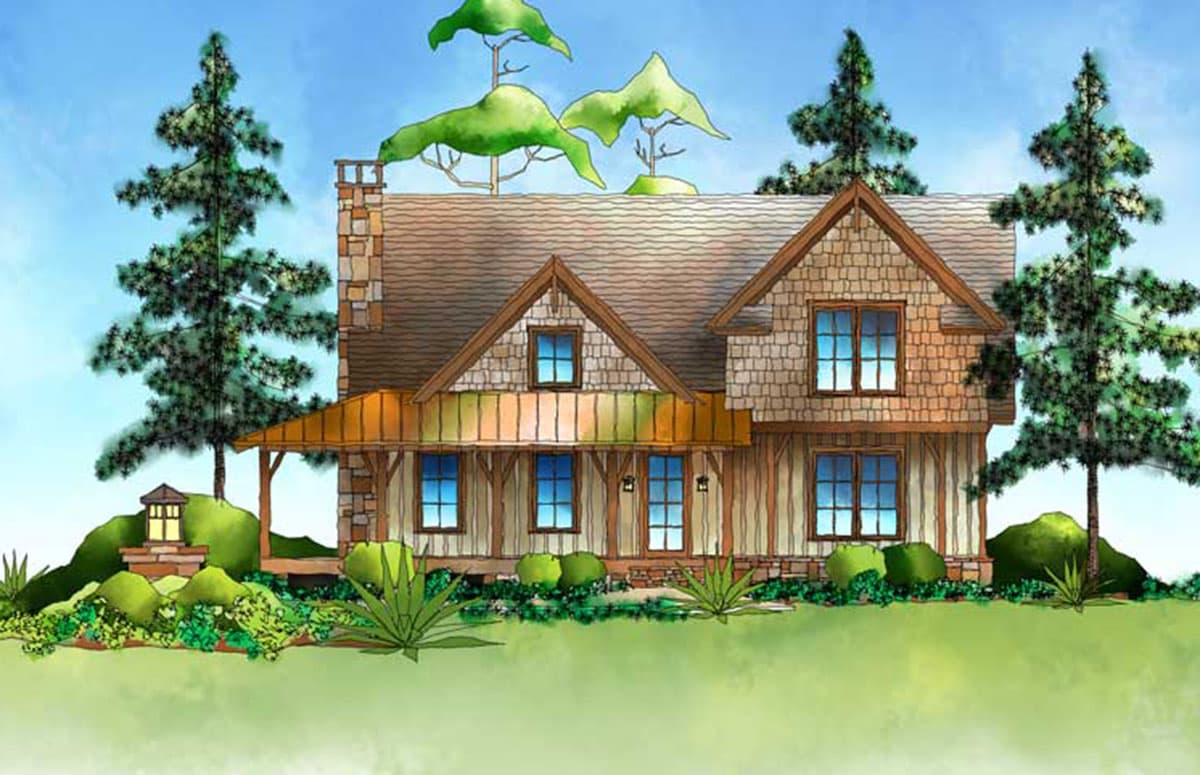 Plan 26607GG: The Perfect Cottage Retreat - Image #18 - Cottage, Country, Mountain, Rustic, Vacation