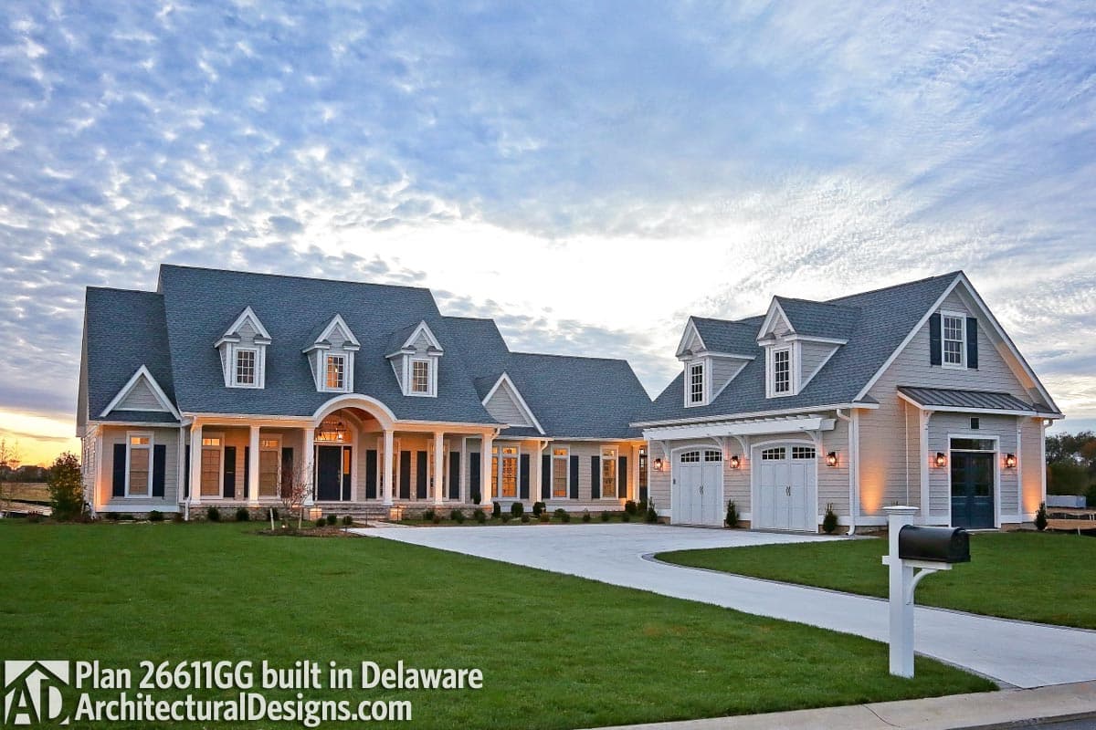 build gallery item - House Plan 26611GG comes to life in Delaware