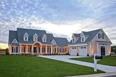 Showcase Cottage House Plan with a 2 (or 3) Car Garage - 2853 Sq Ft