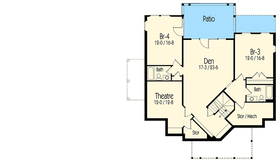 Plan 26666GG: Popular Mountain Home Plan - Floor Plan - Optional Finished Lower Level - Cabin, Coastal, Cottage, Craftsman, Mountain, Rustic, Vacation