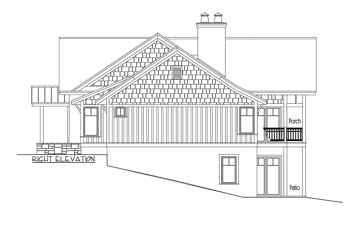 Plan 26695GG: Mountain Cottage With Detached Garage - Image #6 - Cottage, Craftsman, Mountain, Rustic, Vacation