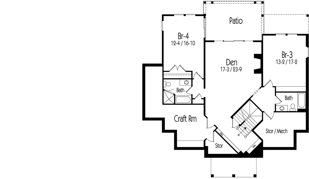 Plan 26695GG: Mountain Cottage With Detached Garage - Floor Plan - Optional Lower Level - Cottage, Craftsman, Mountain, Rustic, Vacation