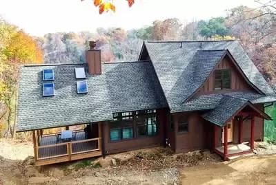 Rustic Cottage Home Plan with Second Floor Master - 1405 Sq Ft