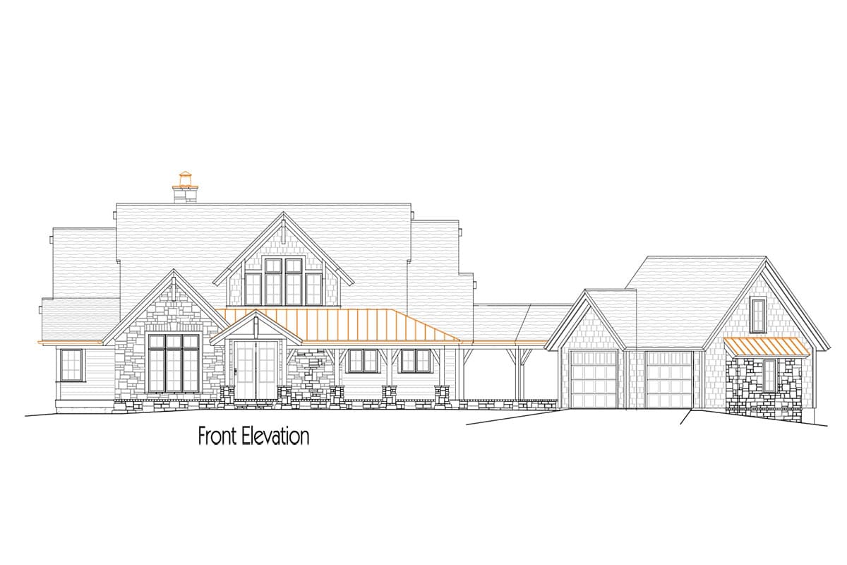 Plan 26706GG: Mountain Home Plan With Breezeway - 2683 Sq Ft - Architectural Designs - Image #7 - Craftsman, Mountain, Northwest, Rustic, Vacation