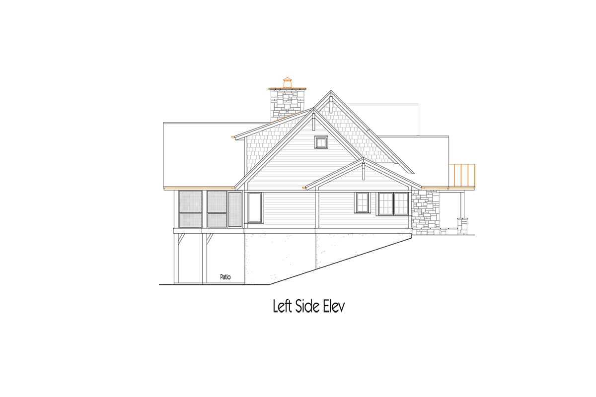 Plan 26706GG: Mountain Home Plan With Breezeway - 2683 Sq Ft - Architectural Designs - Image #8 - Craftsman, Mountain, Northwest, Rustic, Vacation