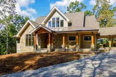 Mountain Home Plan With Breezeway - 2683 Sq Ft - Architectural Designs