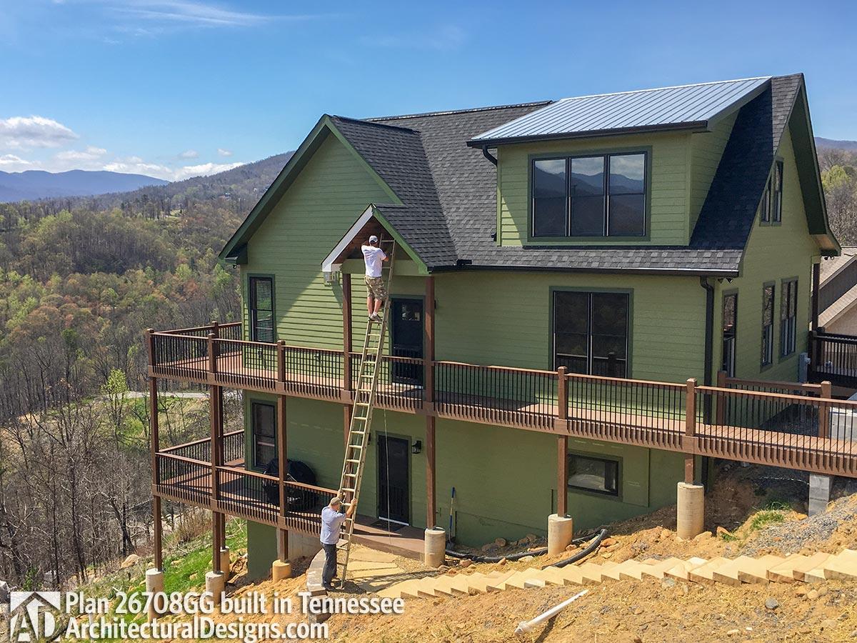 build gallery item - House Plan 26708GG comes to life in Tennessee