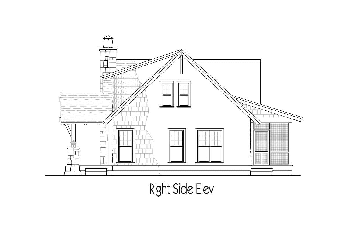 Plan 26708GG: Craftsman Cottage With Great Outdoor Spaces - Image #8 - Cabin, Cottage, Craftsman, Mountain, Rustic, Vacation