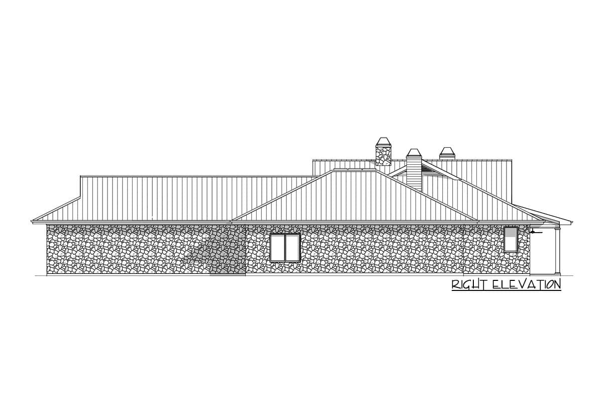 Plan 28902JJ: Country Ranch House Plan with Two Porches and a Breezeway - Image #9 - Country, Craftsman, Farmhouse, Hill Country, Ranch, Rustic, Southern, Traditional