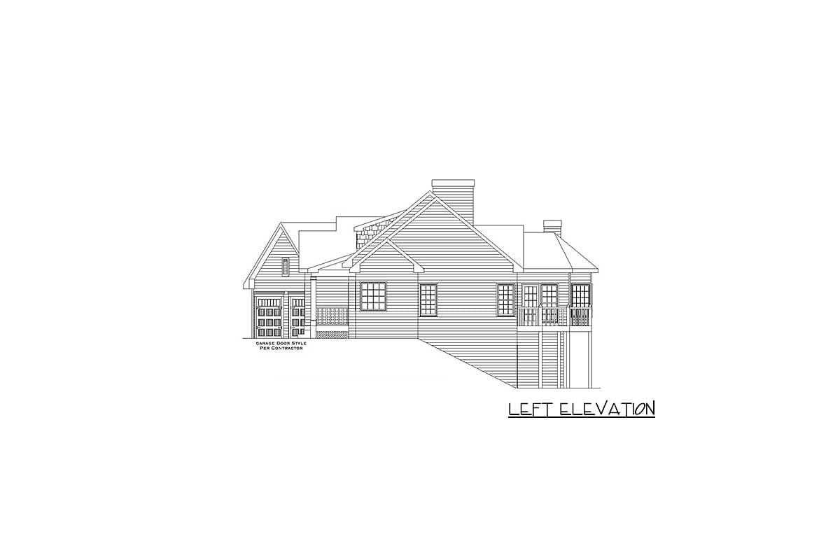 Plan 29805RL: 4-Bed Country House Plan with Detached Garage and Opt. Finished Basement - 1,768 Sq Ft - Image #6 - Cottage, Country, Craftsman, Rustic, Traditional
