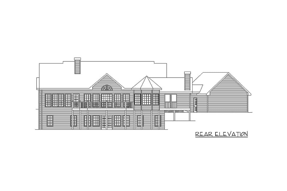 Plan 29805RL: 4-Bed Country House Plan with Detached Garage and Opt. Finished Basement - 1,768 Sq Ft - Image #5 - Cottage, Country, Craftsman, Rustic, Traditional