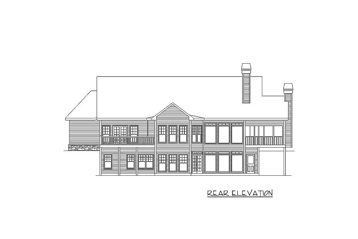 Plan 29809RL: Mountain Home Plan with Angled Kitchen - 1943 Sq Ft - Image #9 - Craftsman, Mountain, Ranch, Rustic, Vacation