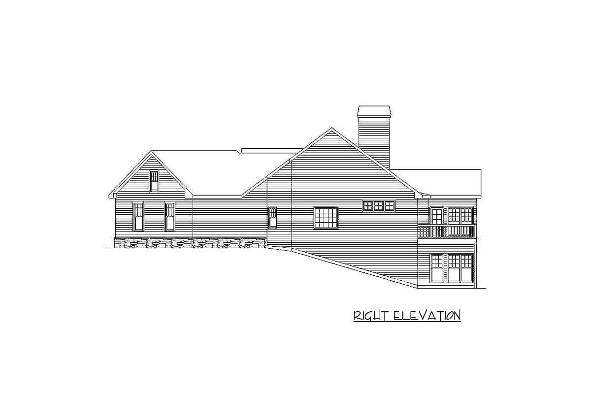 Plan 29809RL: Mountain Home Plan with Angled Kitchen - 1943 Sq Ft - Image #10 - Craftsman, Mountain, Ranch, Rustic, Vacation