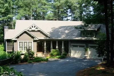 Mountain Home Plan with Angled Kitchen - 1943 Sq Ft