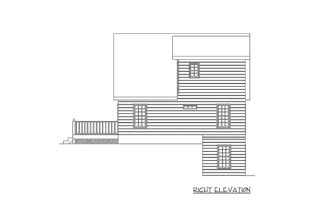Plan 29816RL: Mountain Retreat with 2-Story Great Room - Image #6 - Mountain, Rustic