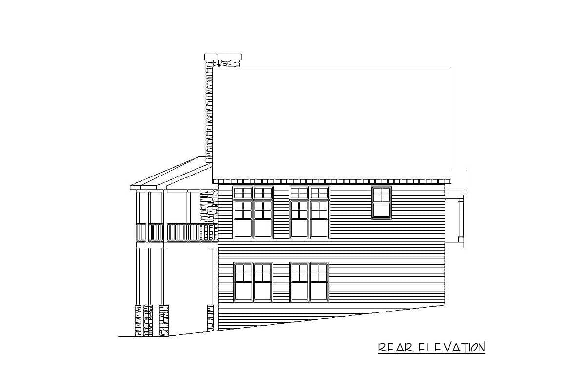Plan 29817RL: Craftsman Home Plan with Spacious Covered Deck - Image #6 - Craftsman, Mountain, Rustic