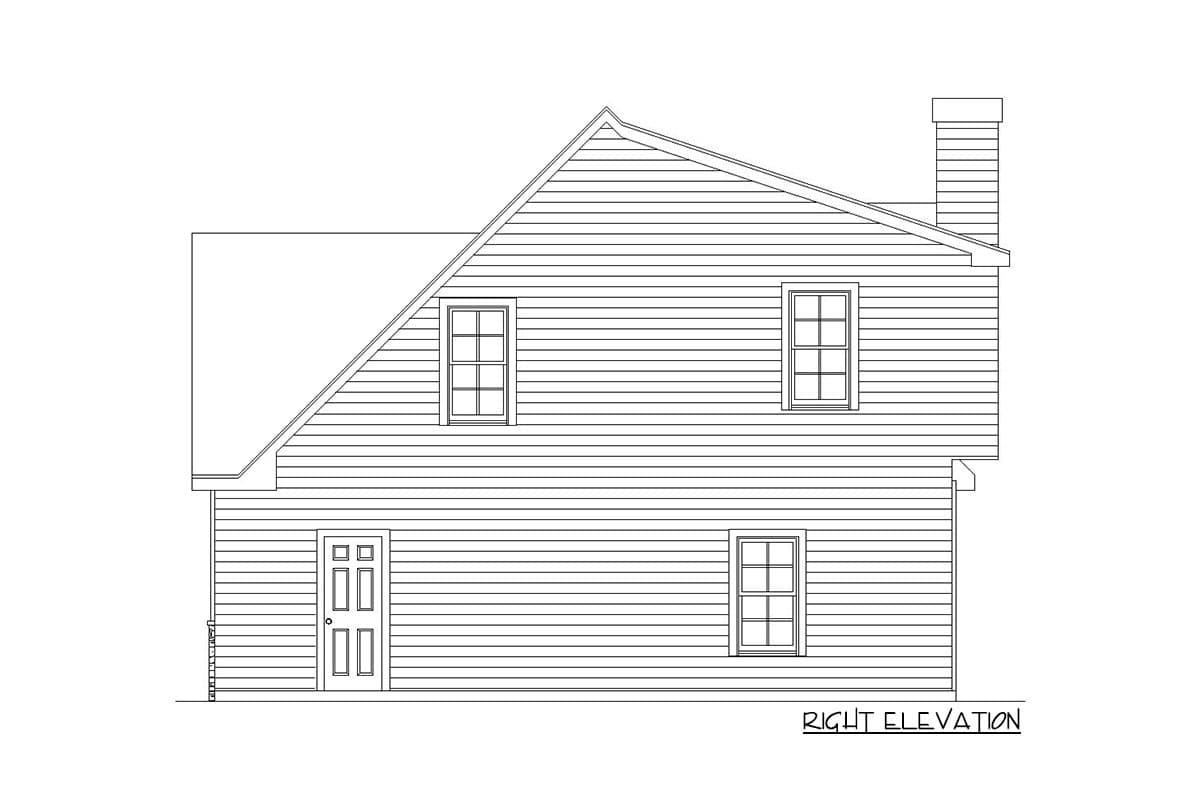 Plan 29820RL: Garage Apartment with Fireplace - Image #5 - Carriage