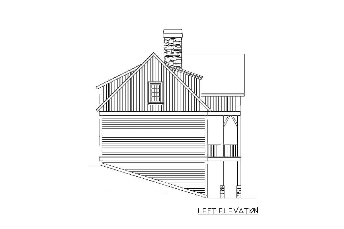 Plan 29823LDG: Rustic Mountain Home Plan with Detached Garage - Image #6 - Craftsman, Mountain, Rustic