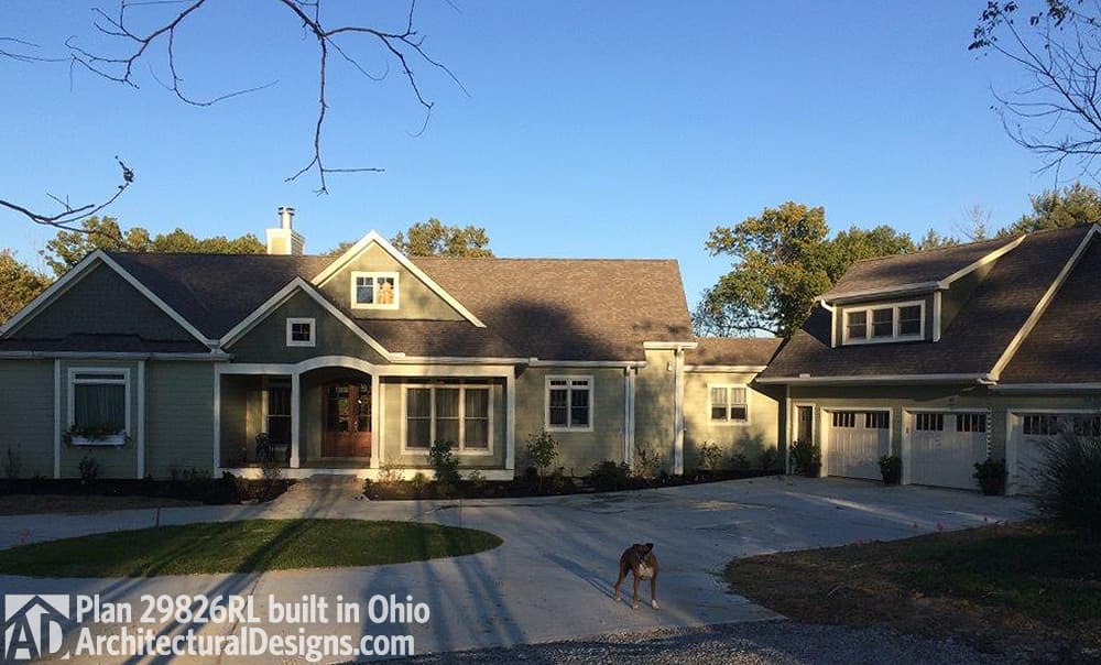 build gallery item - House Plan 29826RL built and modified in Ohio!
