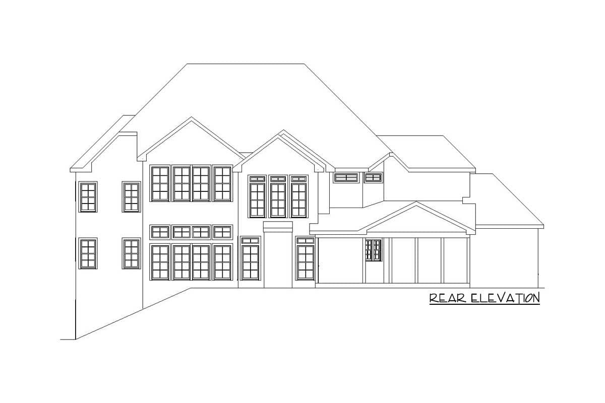Plan 29828RL: Spacious Family Home Plan - Image #24 - European, Traditional