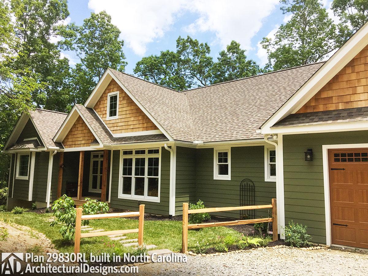 build gallery item - House Plan 29830RL Comes To Life in North Carolina