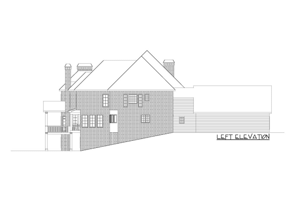 Plan 29832RL: Grand 5 Bedroom Colonial House Plan - 6199 Sq Ft - Image #29 - Colonial, Southern, Traditional