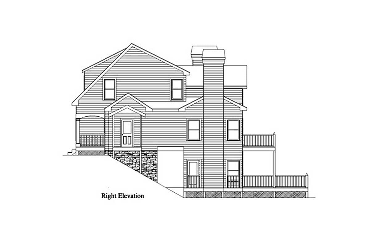 Plan 29834RL: Mountain Cottage House Plan with Two Laundry Rooms - 1963 Sq Ft - Image #11 - Cottage, Country, Mountain, Rustic