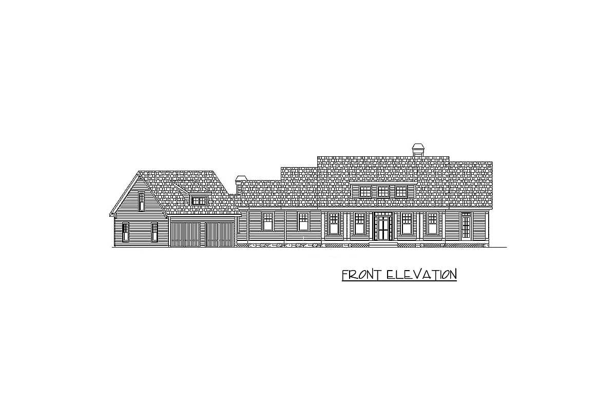 Plan 29838RL: Rustic Appeal with Country Front Porch - 2405 Sq Ft - Image #21 - Cottage, Country, Mountain, New American, Ranch