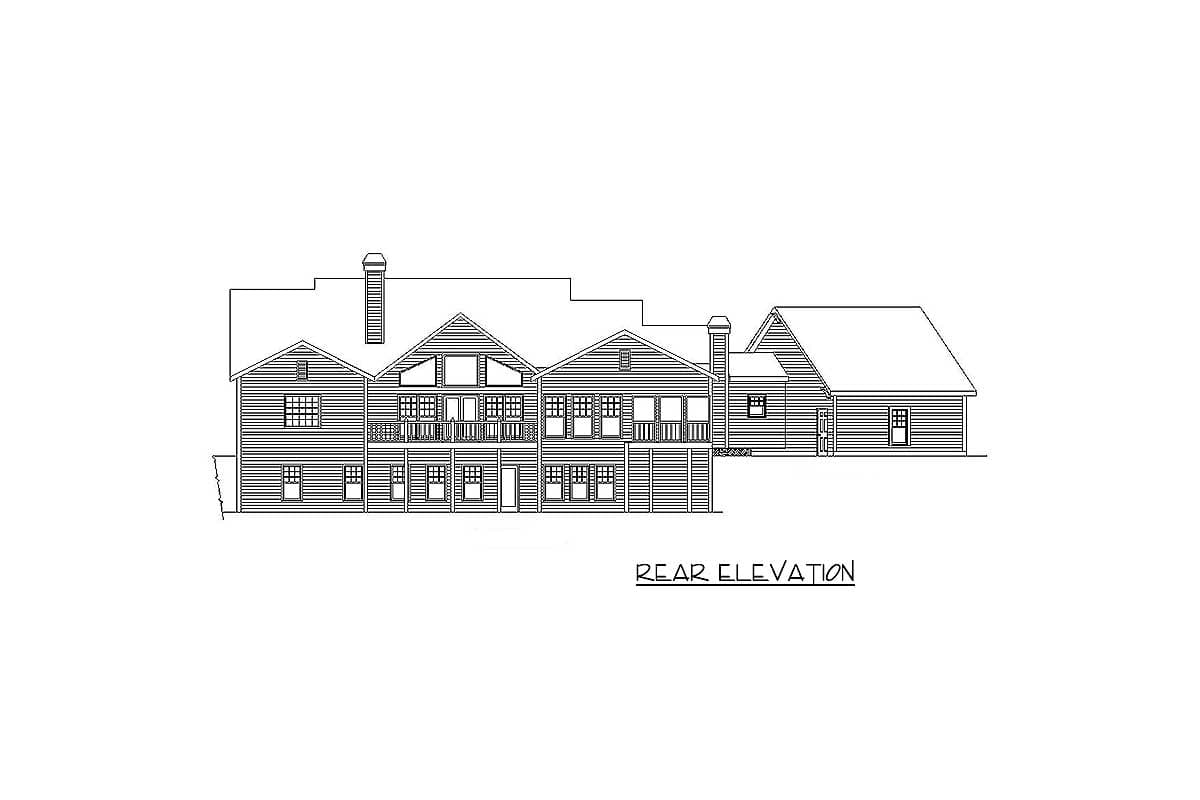 Plan 29838RL: Rustic Appeal with Country Front Porch - 2405 Sq Ft - Image #24 - Cottage, Country, Mountain, New American, Ranch