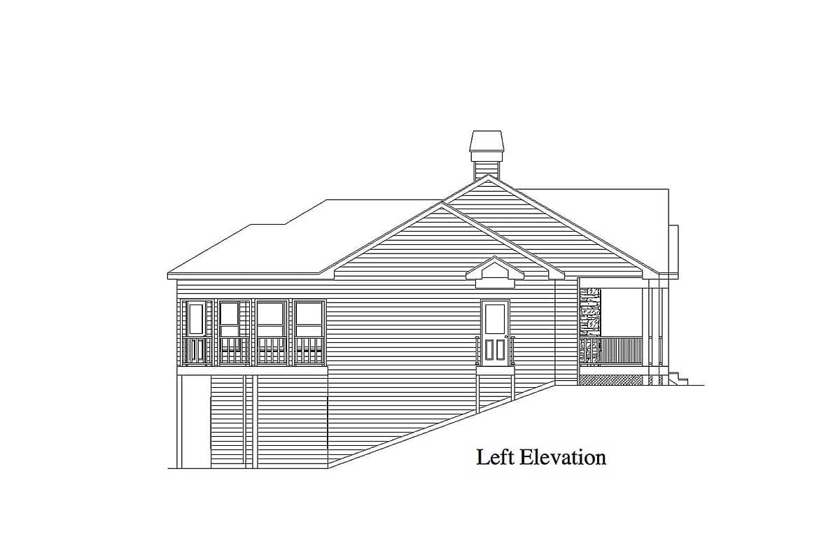 Plan 29840RL: Inviting Mountain Cottage - Image #20 - Cottage, Country, Mountain, Rustic, Vacation