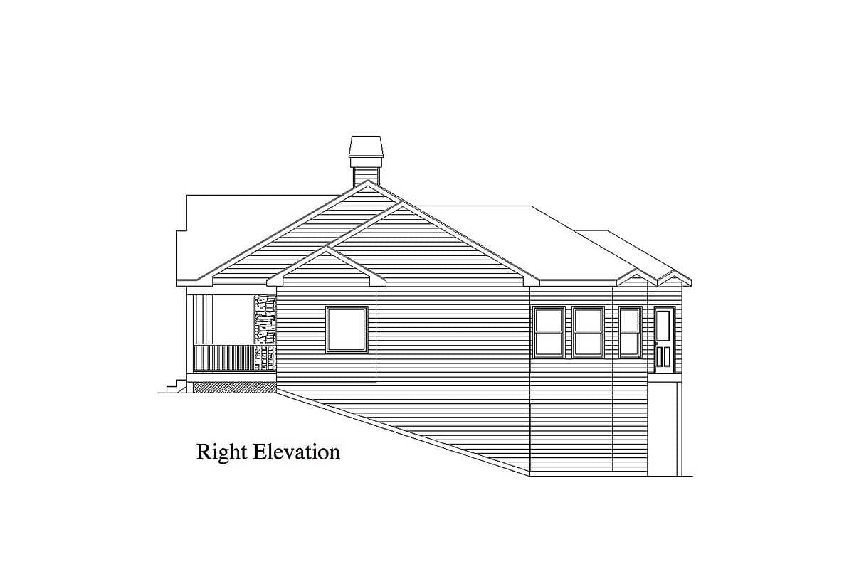 Plan 29840RL: Inviting Mountain Cottage - Image #22 - Cottage, Country, Mountain, Rustic, Vacation