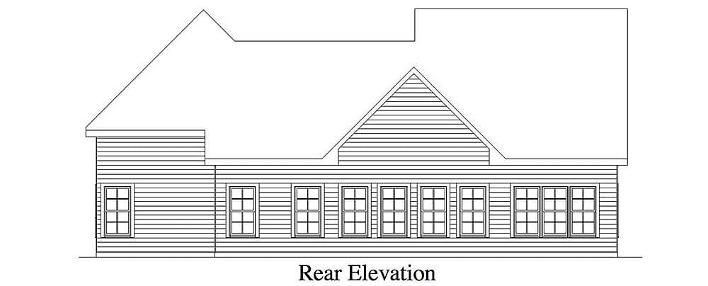 Plan 29842RL: 3 Bedroom House Plan with Bonus and Basement Expansion - 2201 Sq Ft - Image #9 - Northwest, Ranch