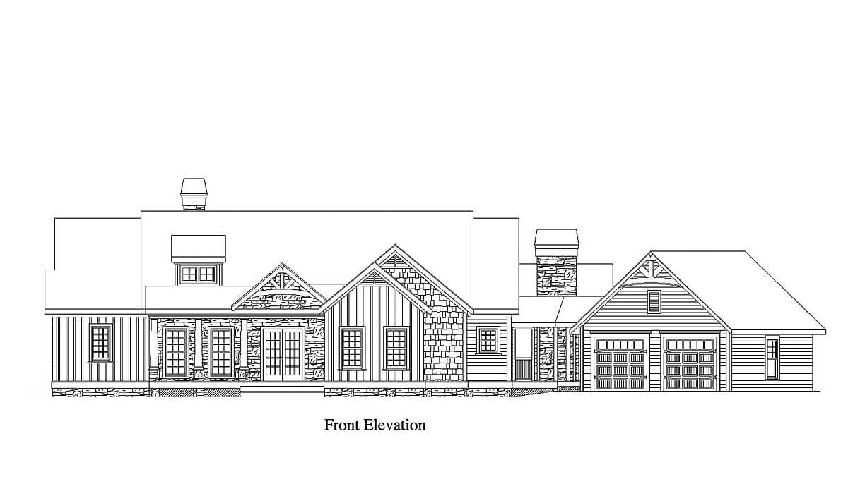 Plan 29843RL: Mountain Escape with Views - Image #12 - Country, Craftsman, Mountain, Rustic, Vacation